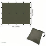 Tarp ultra léger pour abri en plein air
