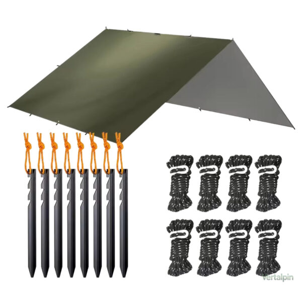 Bâche de randonnée ultralégère pour bivouac - vue 7