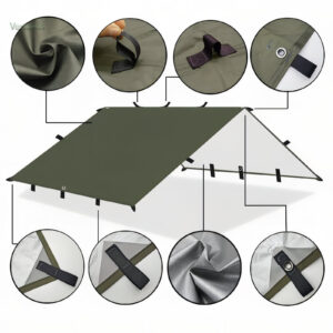 Tarp de randonnée pour un abri temporaire
