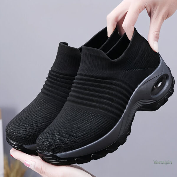 Basket de marche femme design ergonomique sans lacets