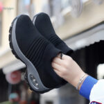 Chaussures de marche femme sans lacet pour treks