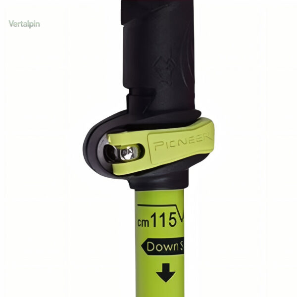 Bâton de marche compact en carbone