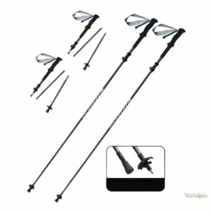 Bâton de randonnée pliable en carbone