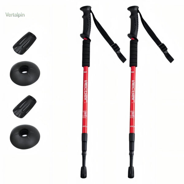 Bâton de marche compact, facile à transporter en randonnée