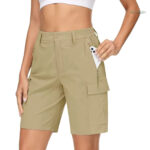 Short cargo femme pour randonnée en extérieur