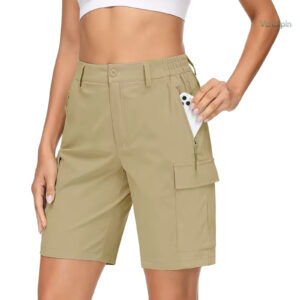 Short cargo femme pour randonnée en extérieur