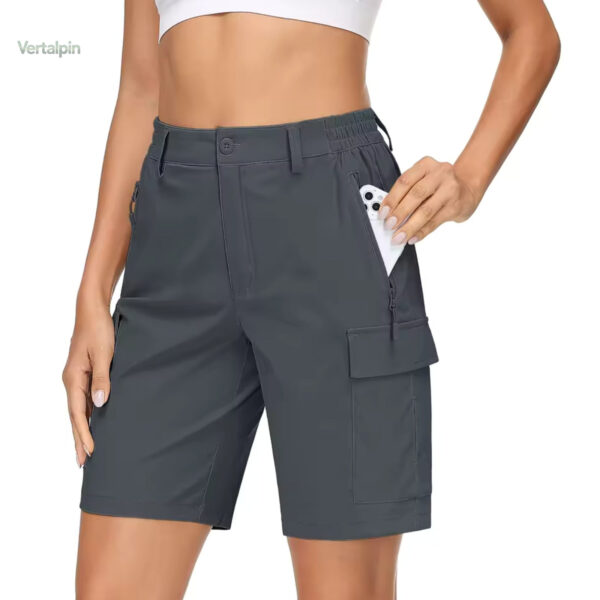 Bermuda randonnée femme avec taille ajustable