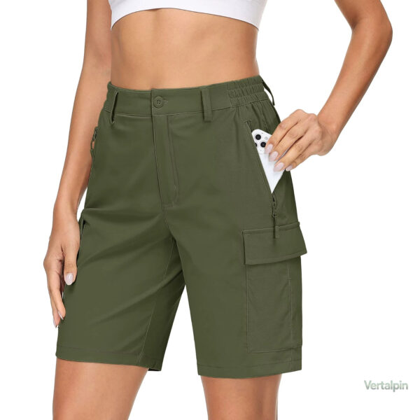 Shorts cargo femme avec plusieurs poches