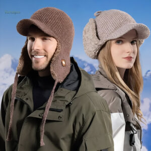Bonnet style bombardier avec protection des oreilles