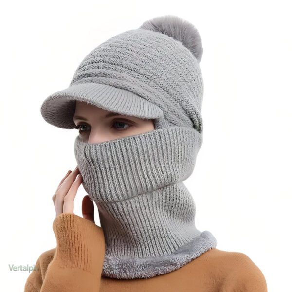 Bonnet casual avec casquette pour un look décontracté