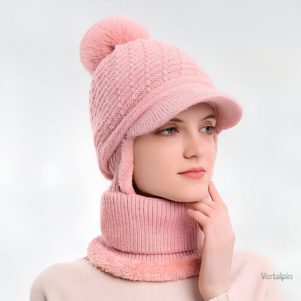Casquette avec protection contre le froid pour l'extérieur