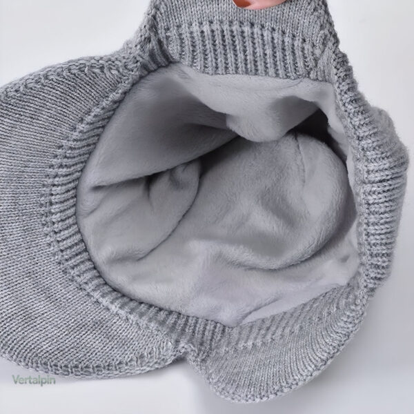 Chapeau homme hybride, bonnet et casquette en un