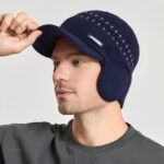 Bonnet avec visière pour homme, style casual chic