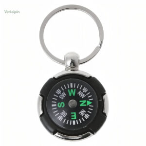 Boussole porte clé pour randonnées en extérieur