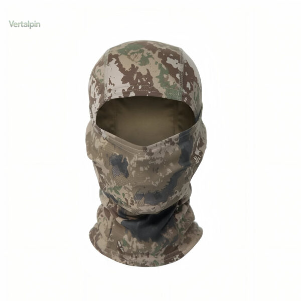 Cagoule camouflage pour sports de plein air