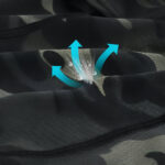 Cagoule camo à porter en toutes saisons