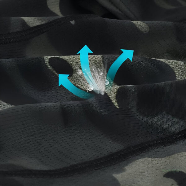 Cagoule camo à porter en toutes saisons