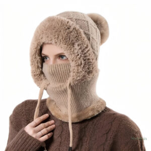 Cagoule Femme Hiver pour randonnées en extérieur
