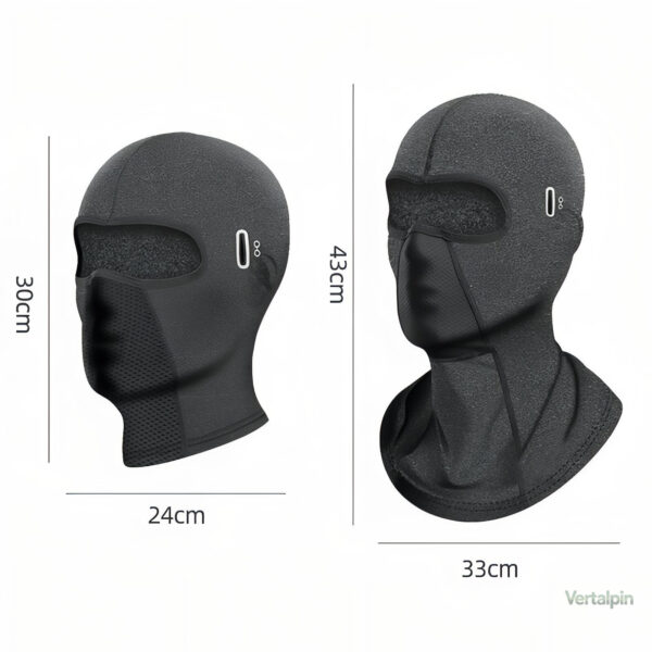 Accessoire randonnée hiver, cagoule douce et chaude