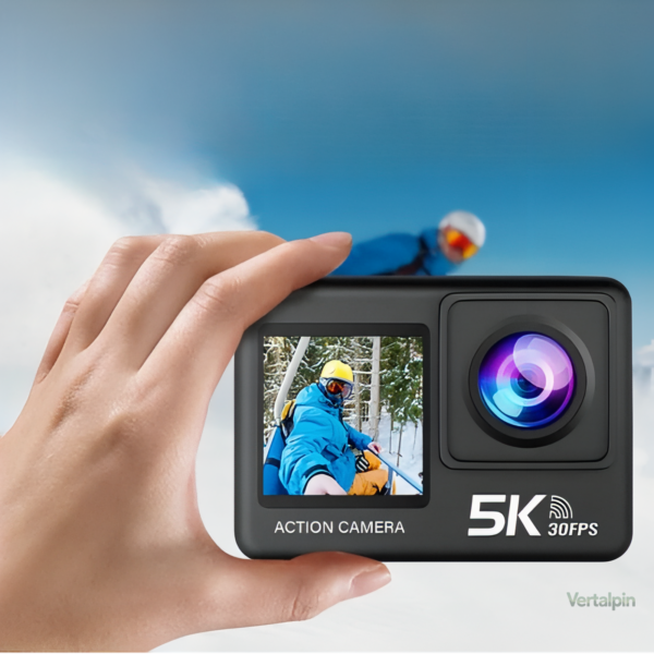 Caméra sportive 5K pour des vidéos en pleine nature