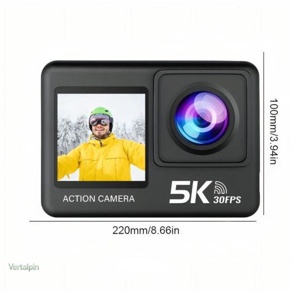 Caméra légère 5K, idéale pour les randonnées