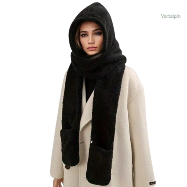 Capuche écharpe polaire femme pour randonnées