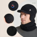 Chapeau homme en tissu chaud pour l'hiver