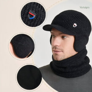 Chapeau homme en tissu chaud pour l'hiver