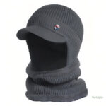 Casquette Cagoule Homme en noir