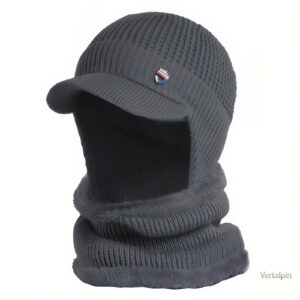 Casquette Cagoule Homme en noir