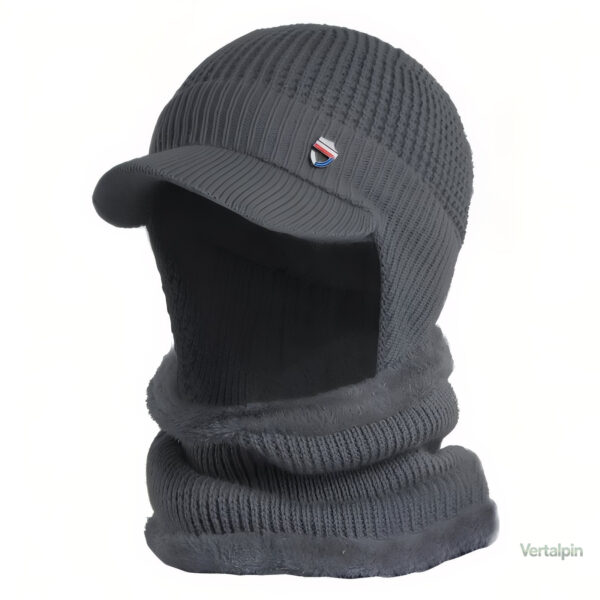 casquette-cagoule-homme-1 Casquette Cagoule Homme en noir