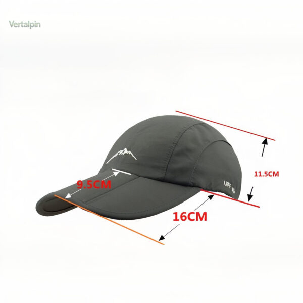 Accessoire de randonnée : casquette imperméable à l'eau