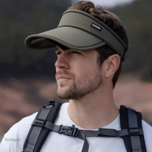 Chapeau avec visière et lunettes, parfait pour l'été