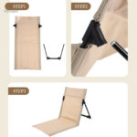 Chaise de sol idéale pour le camping léger