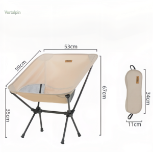 Chaise ultralégère conçue pour les aventuriers en plein air