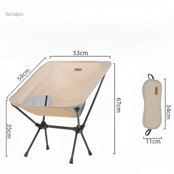 Chaise ultralégère conçue pour les aventuriers en plein air