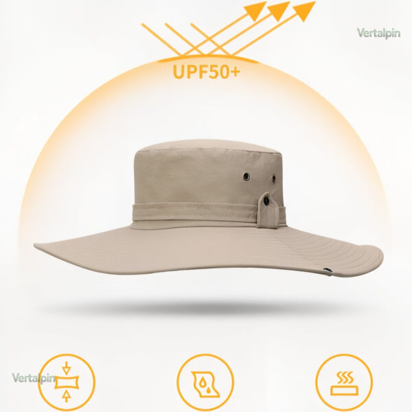 Chapeau d'exploration avec protection solaire