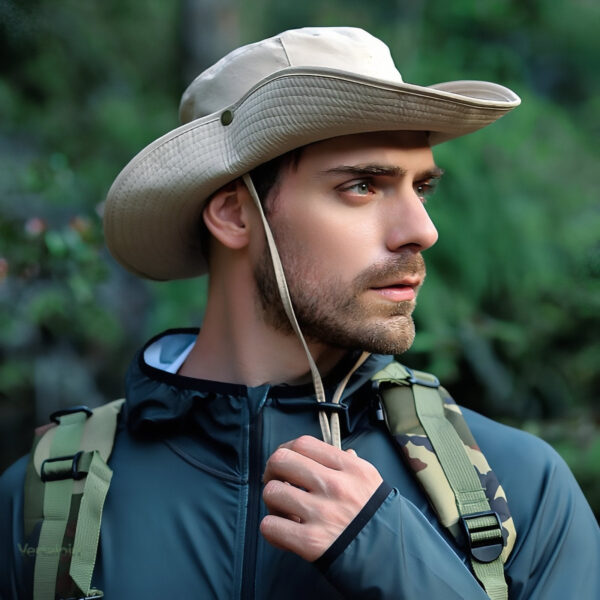 Chapeau de pluie ajustable pour une meilleure tenue