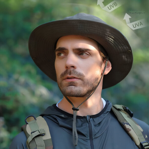 Chapeau de randonnée résistant aux intempéries