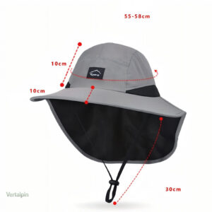 Chapeau randonnée avec protection pour la nuque