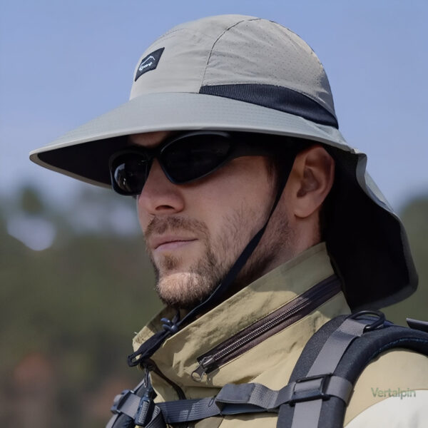 Chapeau de randonnée avec protection contre le soleil