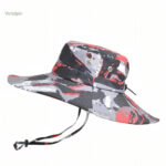 Chapeau de randonnée style camouflage pour explorations en nature
