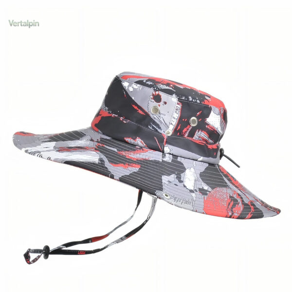 Chapeau de randonnée style camouflage pour explorations en nature
