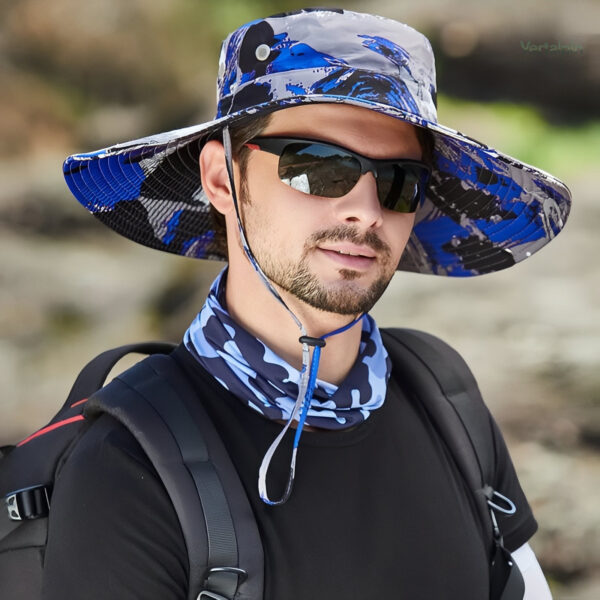 Chapeau camouflage conçu pour le confort en extérieur