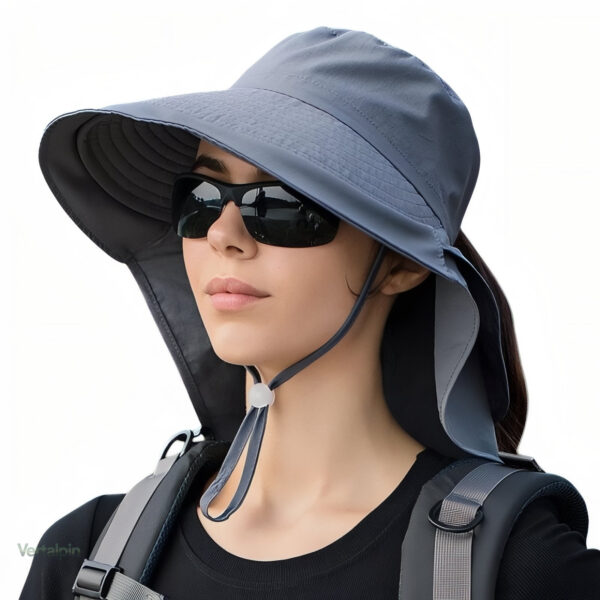 Chapeau de randonnée en tissu léger, protection UV