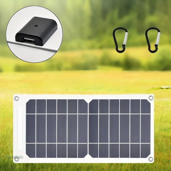 Accessoire de randonnée : chargeur solaire 35W