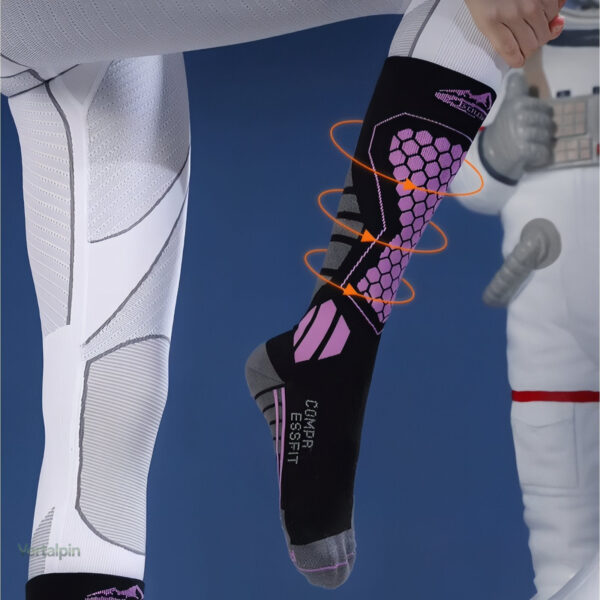 Chaussette haute pour randonnée, protection et chaleur