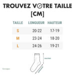 Chaussettes pour randonnées, résistance à l'eau optimale