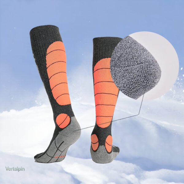 Chaussettes trekking confortables en mérinos