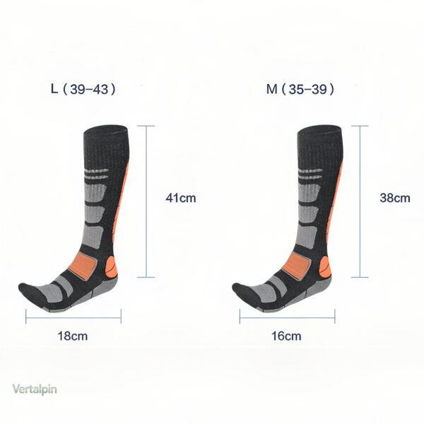 Chaussettes de marche techniques en laine